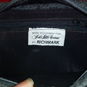 Grey wool purse from Saks